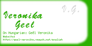 veronika geel business card